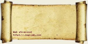 Novak Sando vizit kartica